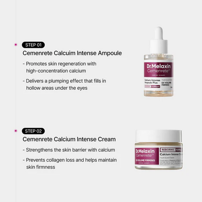 Dr.Melaxin Calcium Intense Firming Cream with Collagen & Elastin, Lifting & Volumizing Face Cream for Sagging Skin, Niacinamide for Plumping Care
